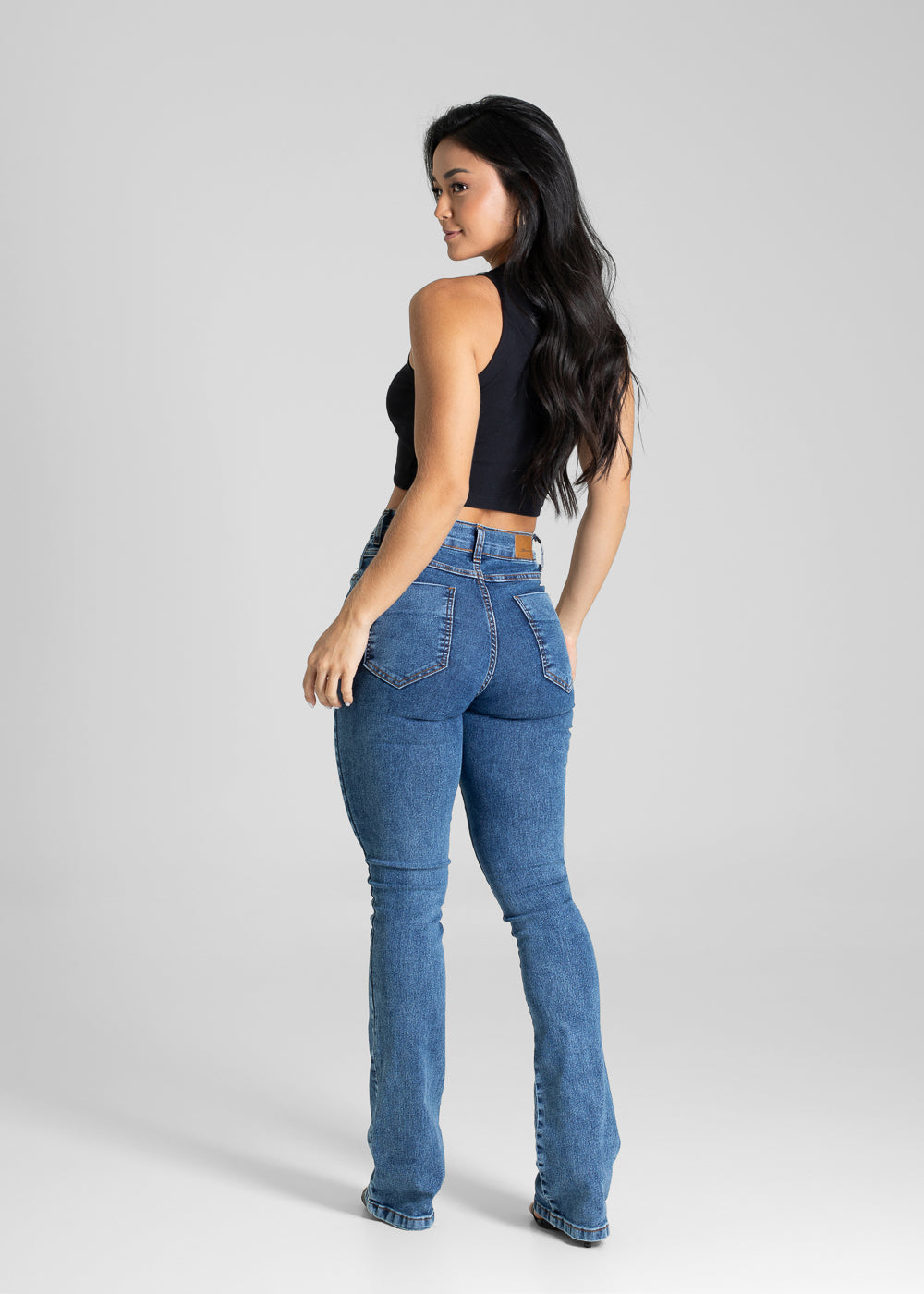 Calça Jeans Sawary Boot Cut - 281052 AZUL