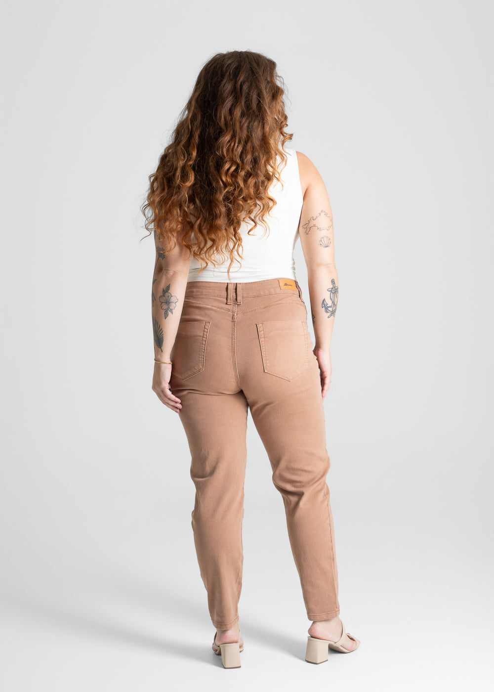 Calça Sarja Sawary Plus Size - 281060 MARROM