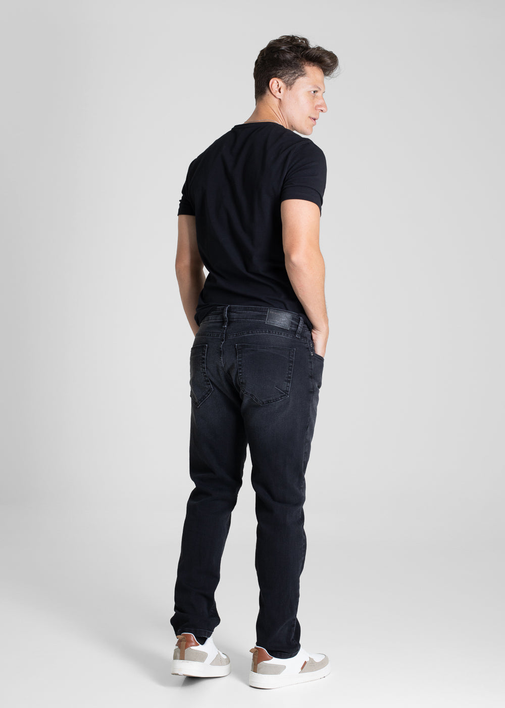 Calça Jeans Sawary Slim - 281099 PRETO