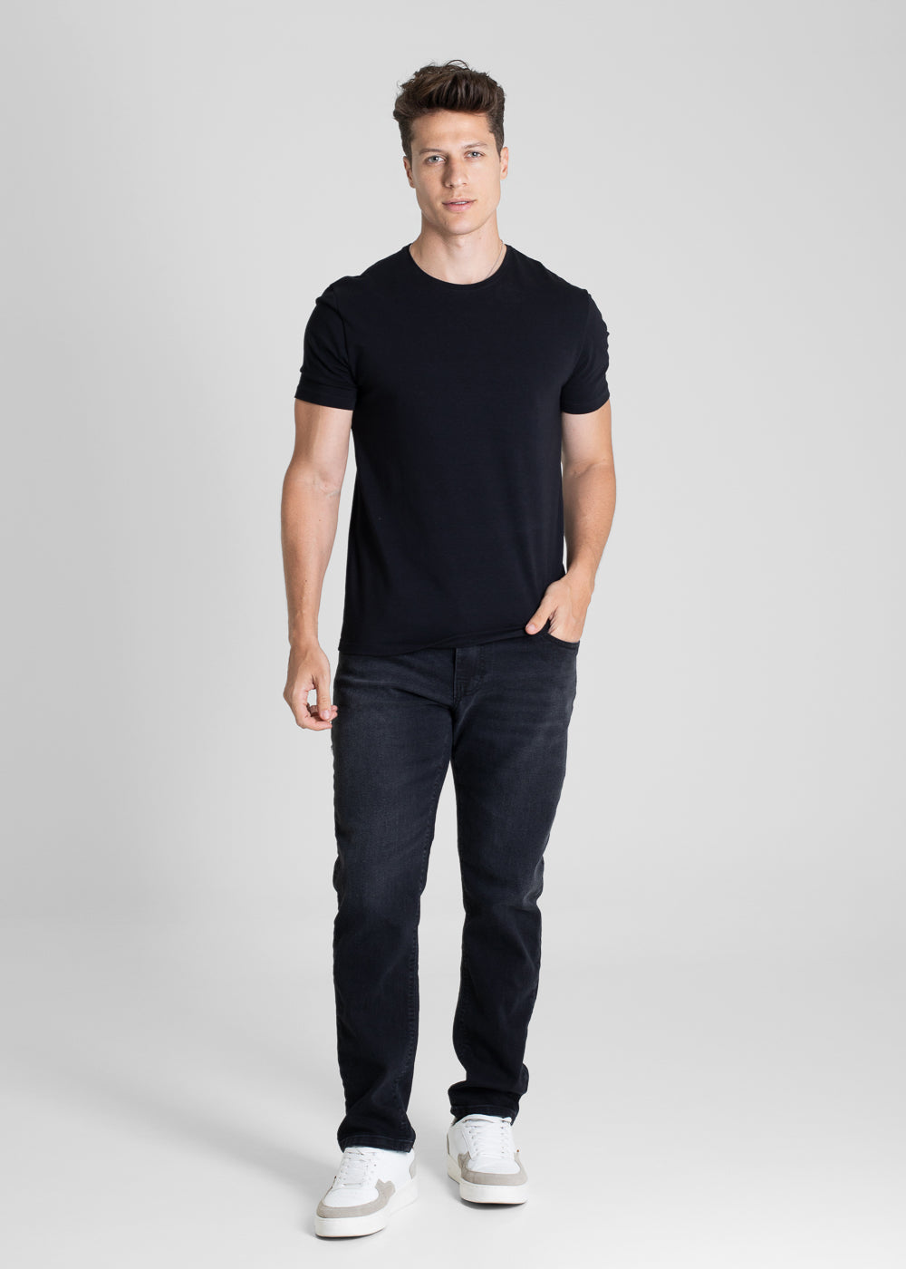 Calça Jeans Sawary Slim - 281099 PRETO