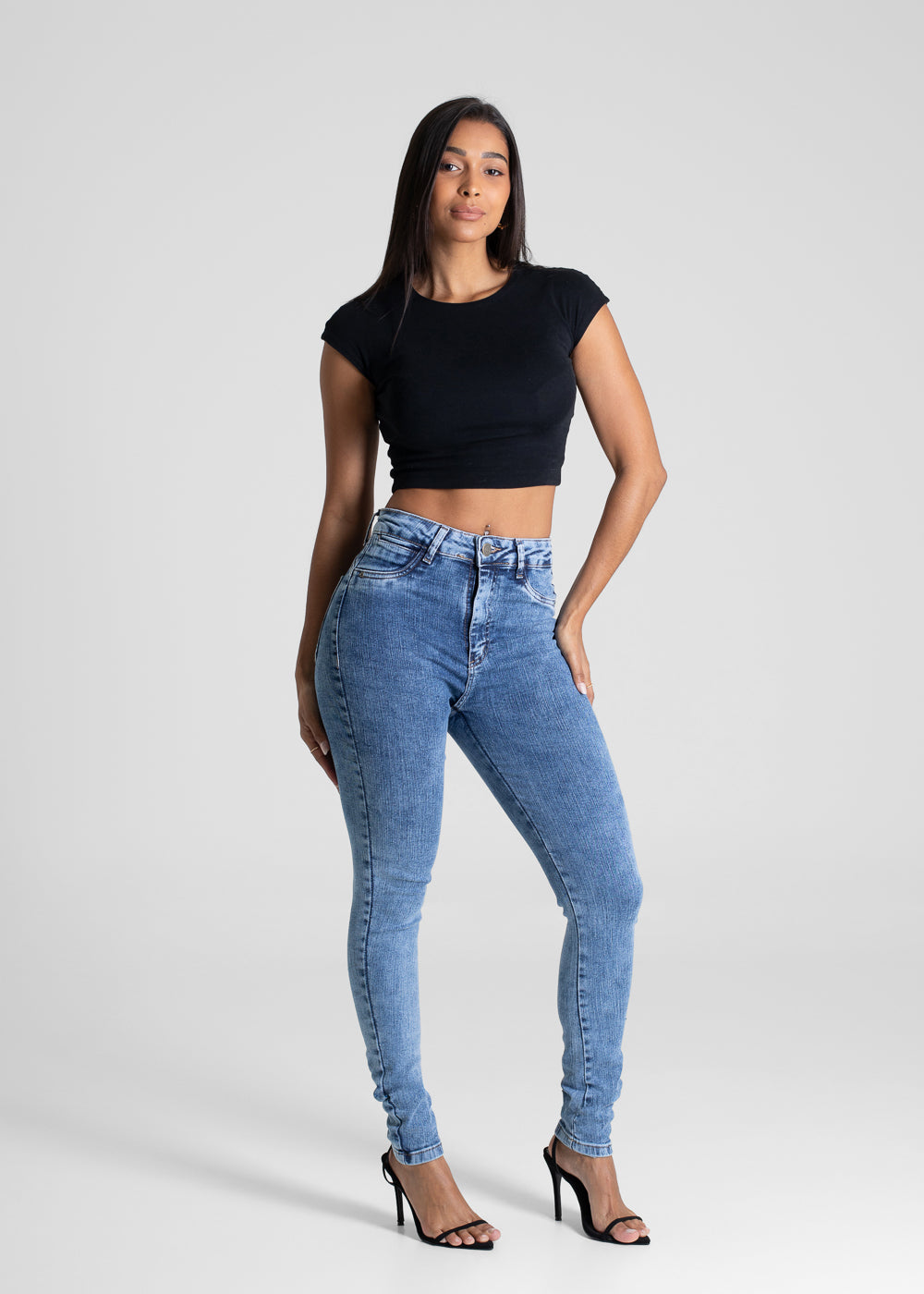 Calça Jeans Sawary Push Up - 281103 AZUL