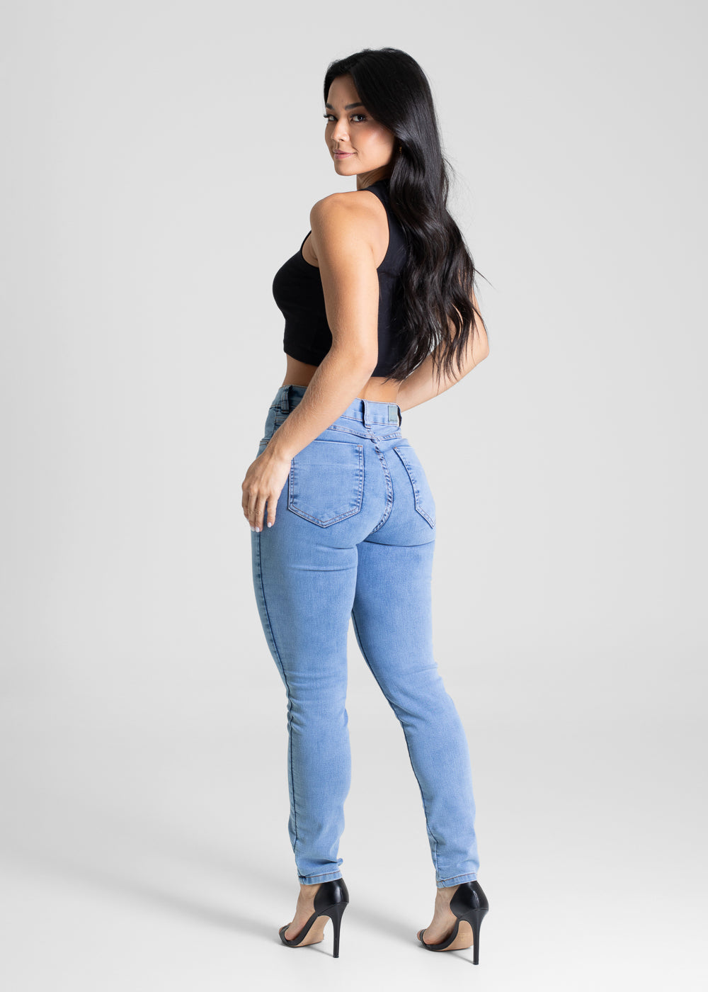Calça Jeans Sawary Cigarrete - 281225 AZUL