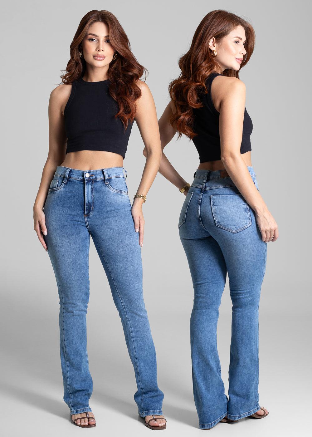 Calça Jeans Sawary Boot Cut - 281228 AZUL