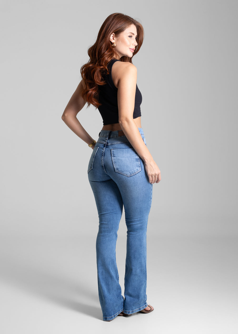 Calça Jeans Sawary Boot Cut - 281228 AZUL