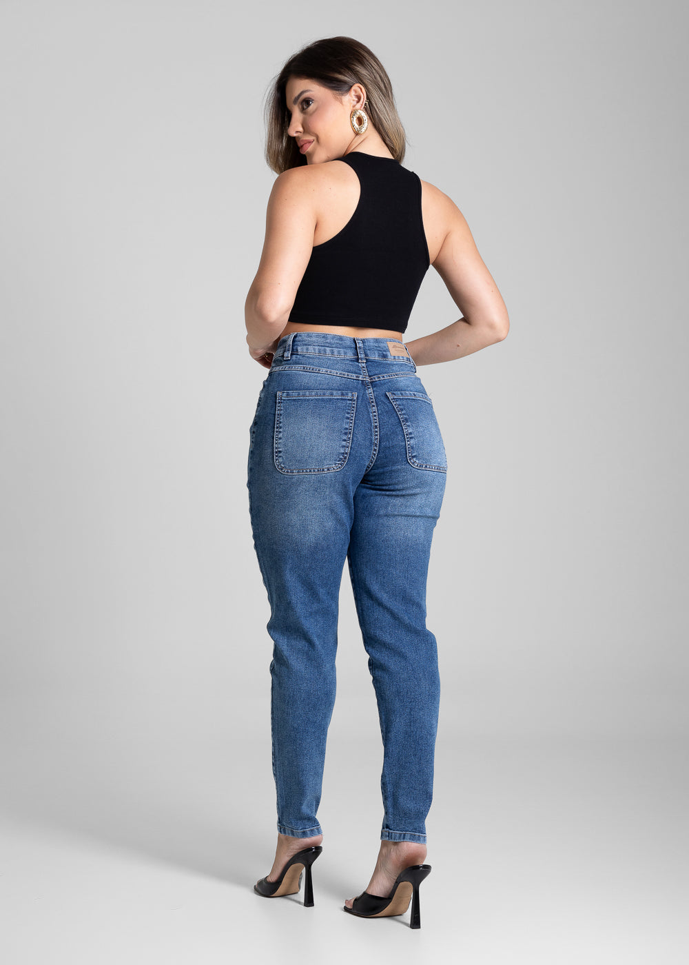 Calça Jeans Sawary Mom - 281256 AZUL