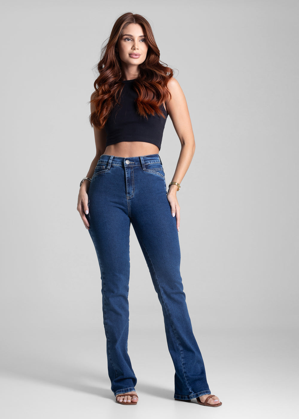 Calça Jeans Sawary Boot Cut - 281260 AZUL