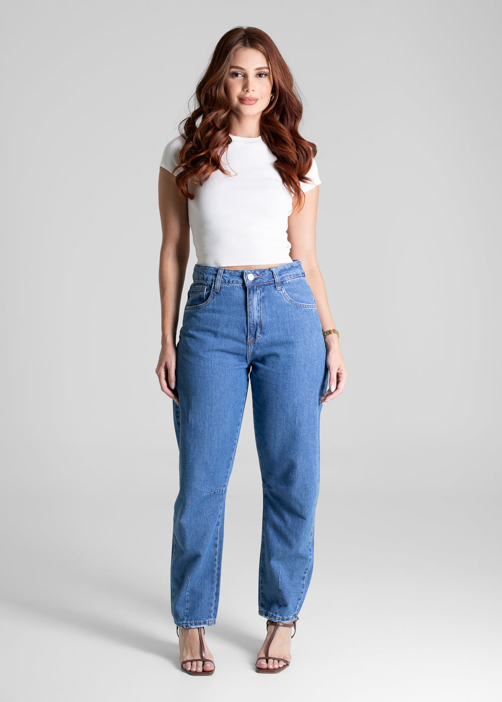 Calça Jeans Sawary Barrel - 281264 AZUL