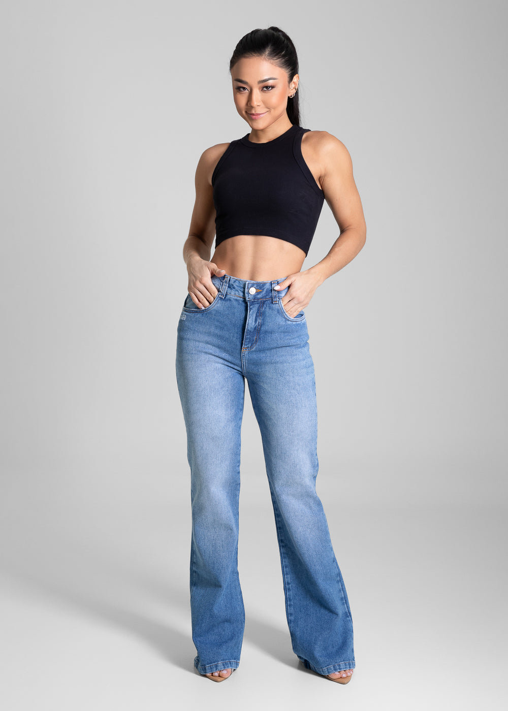 Calça Jeans Sawary Boot Cut - 281316 AZUL