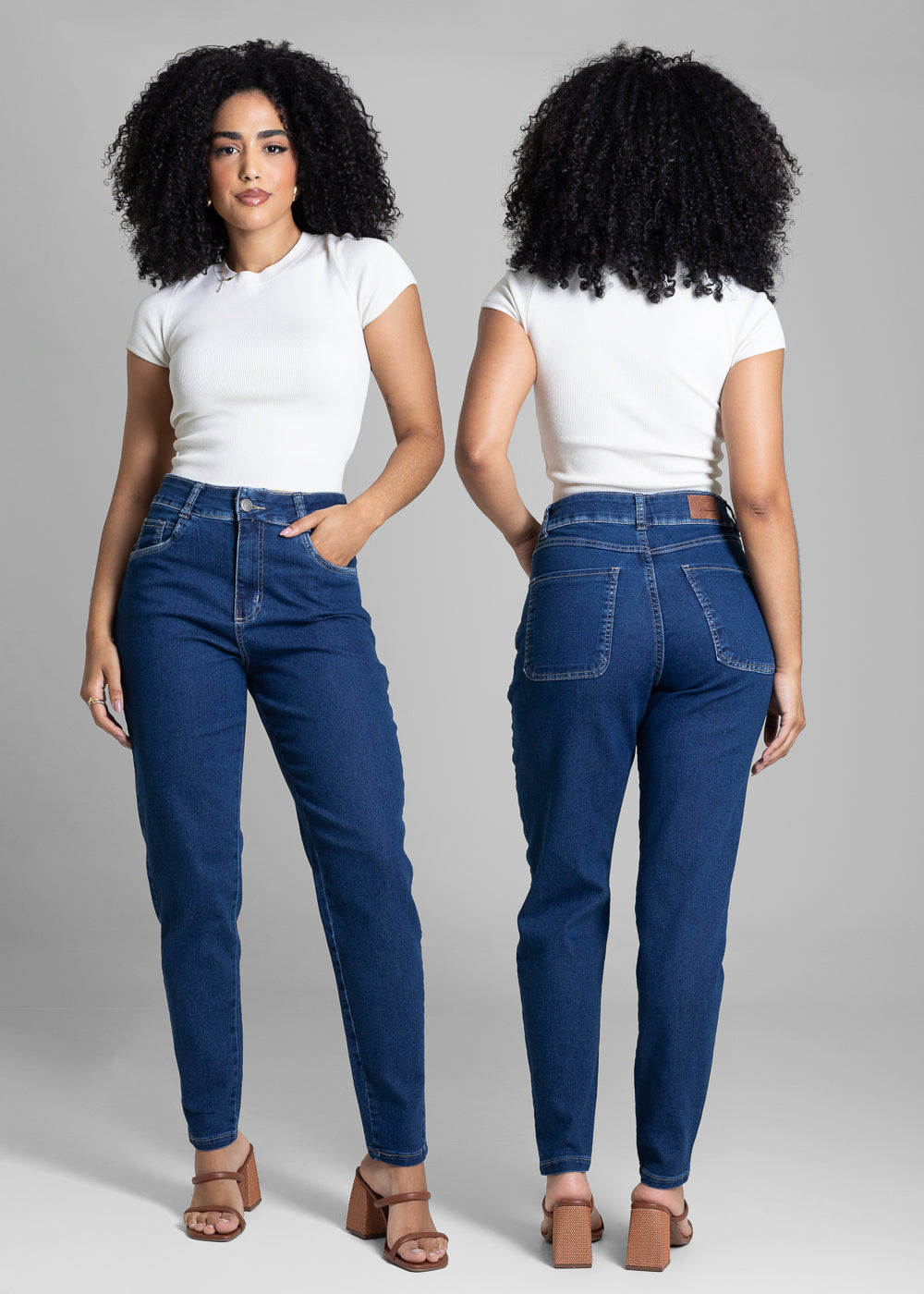 Calça Jeans Sawary Mom - 281318 AZUL