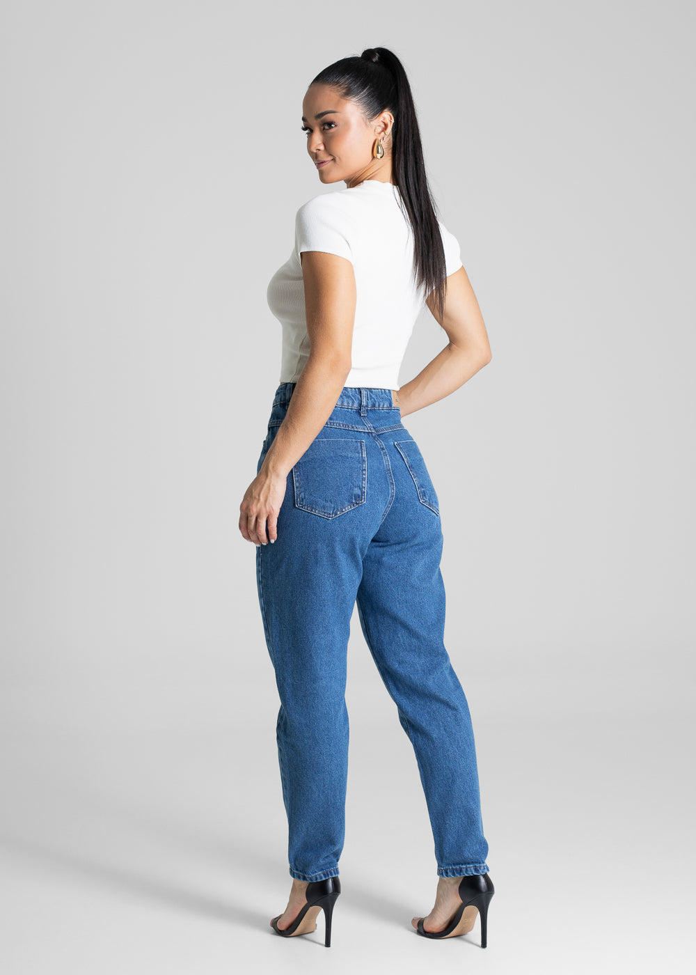 Calça Jeans Sawary Mom - 281326 AZUL