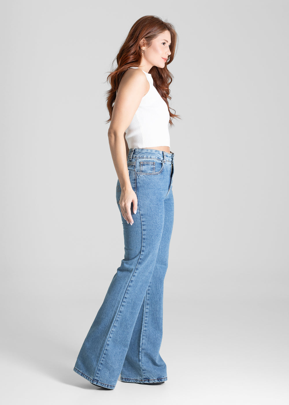 Calça Jeans Sawary Boot Cut - 281332 AZUL