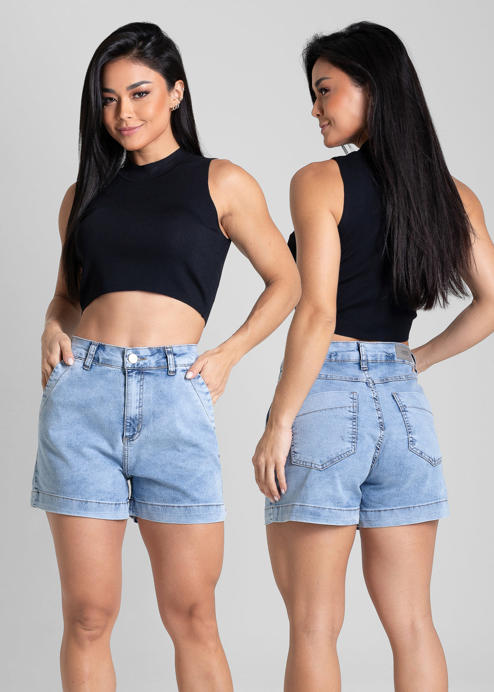 Shorts Jeans Sawary - 281351 AZUL