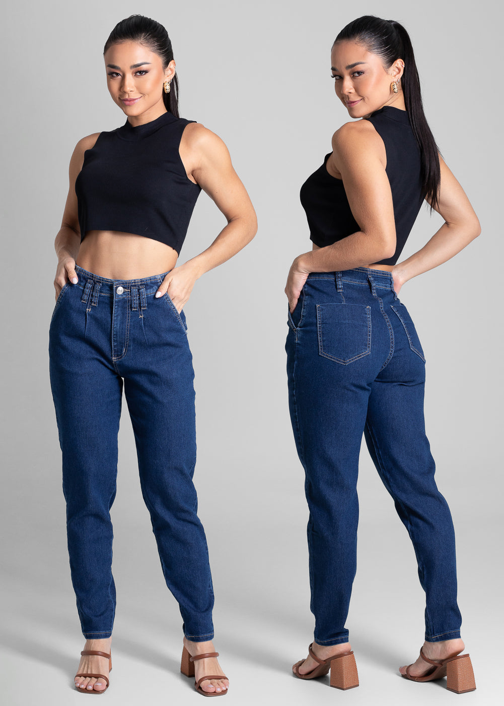 Calça Jeans Sawary Mom - 281356 AZUL