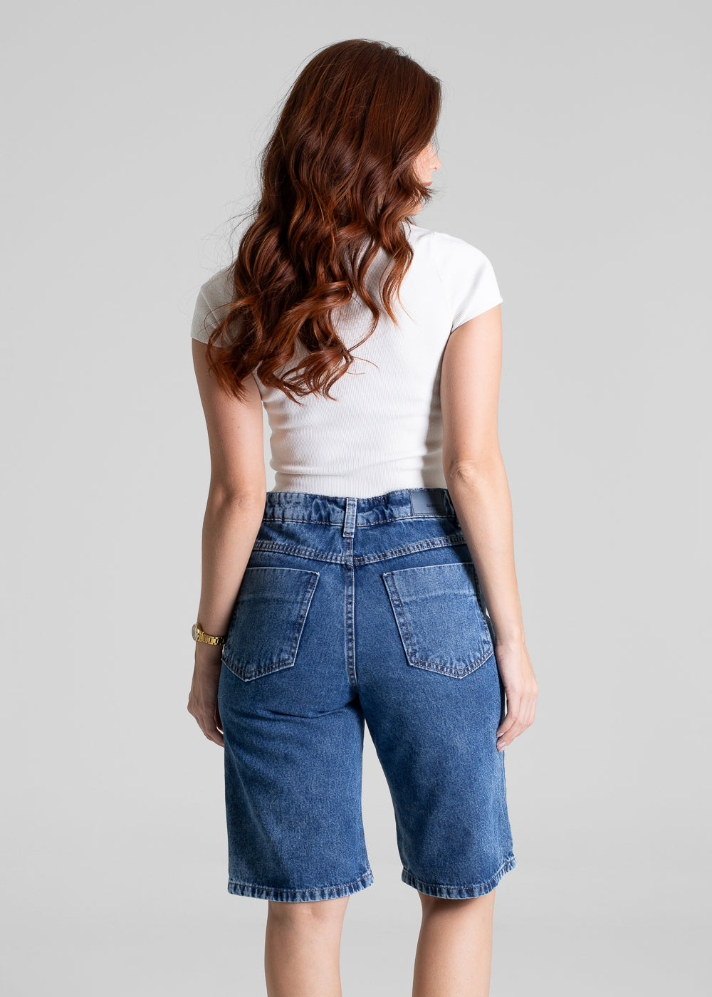 Bermuda Jeans Sawary - 281379 AZUL