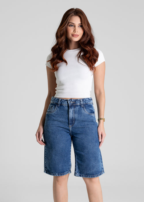 Bermuda Jeans Sawary - 281379 AZUL