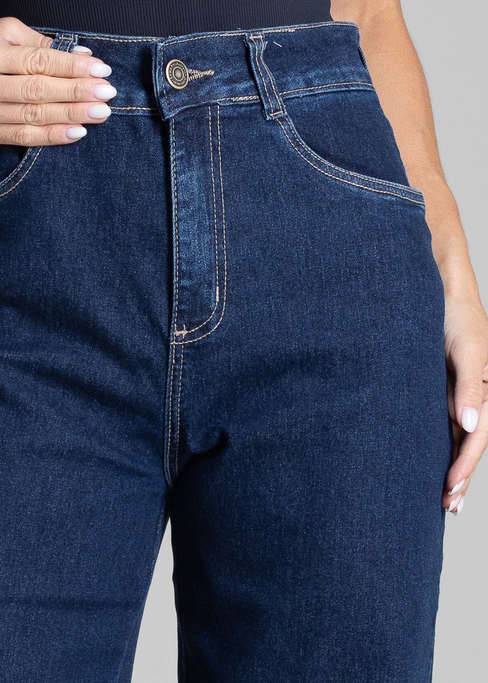 Calça Jeans Sawary Wide Leg - 281386 AZUL