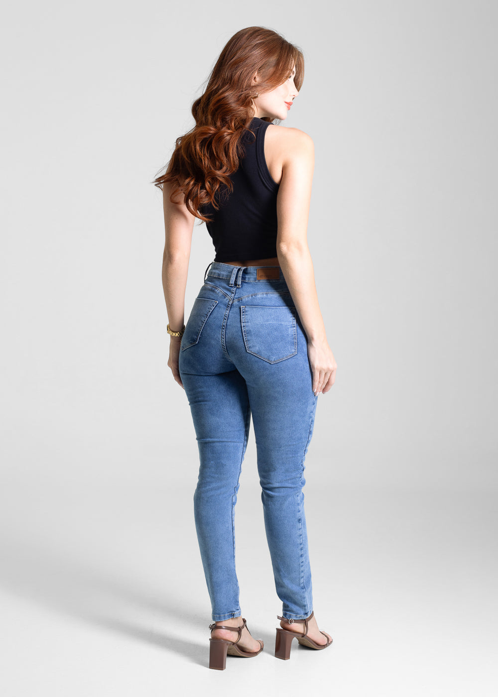 Calça Jeans Sawary Push Up - 281422 AZUL