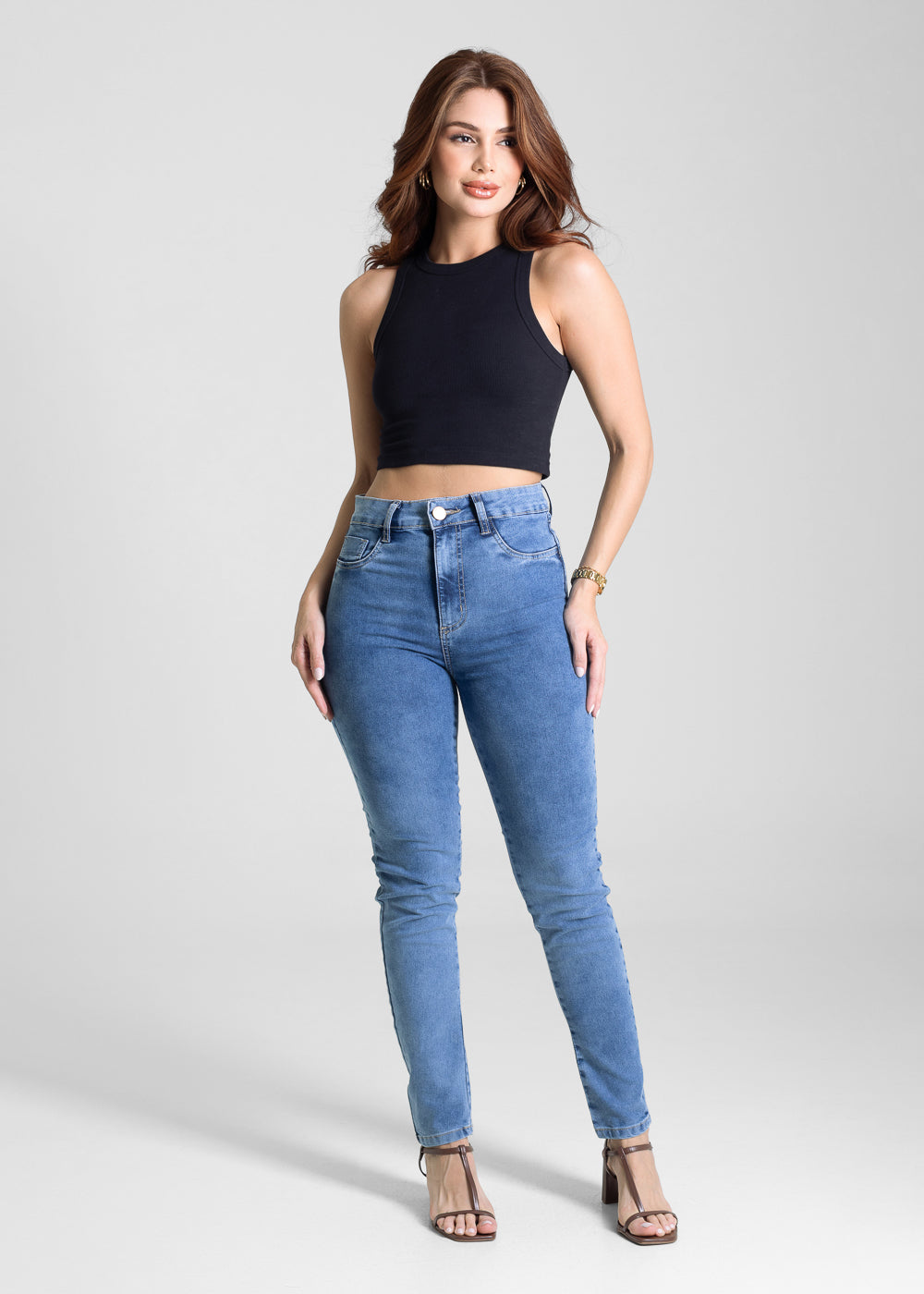 Calça Jeans Sawary Push Up - 281422 AZUL