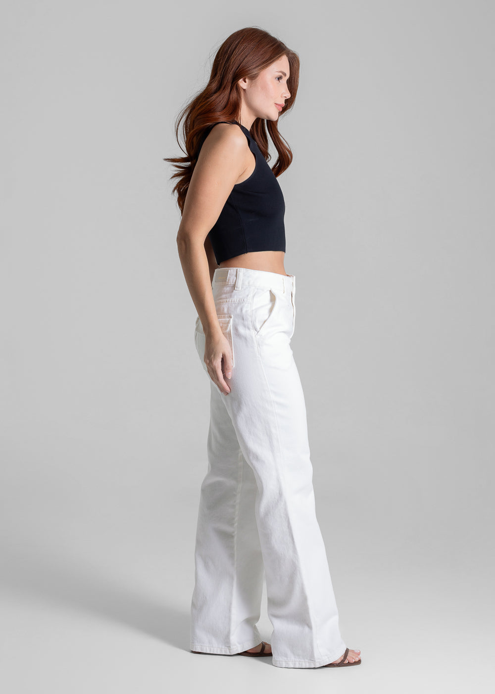 Calça Sarja Sawary Wide Leg - 281423 PT