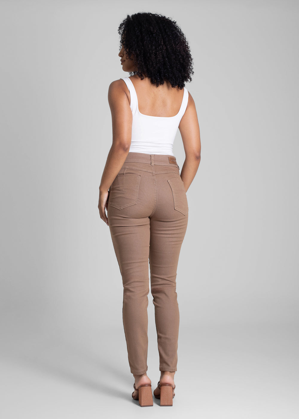 Calça Sarja Sawary Levanta Bumbum - 281447 BEGE