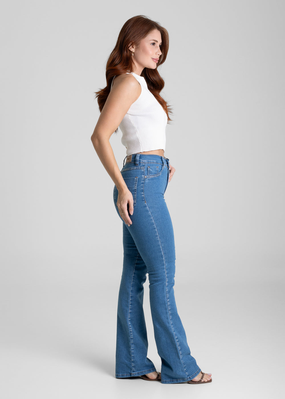 Calça Jeans Sawary Boot Cut - 281454 AZUL