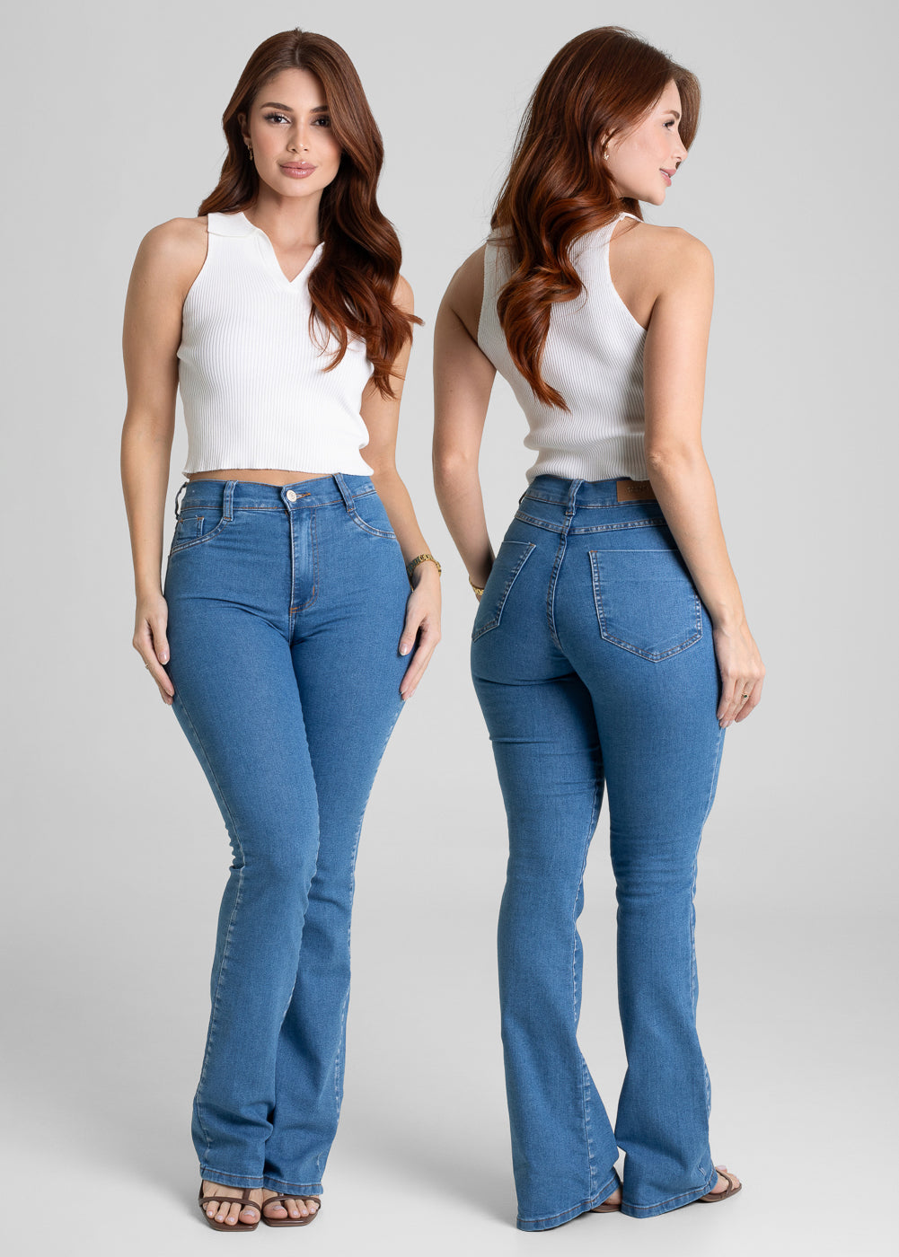 Calça Jeans Sawary Boot Cut - 281454 AZUL