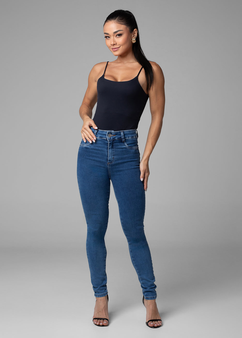 Calça Jeans Sawary Levanta Bumbum - 281468 AZUL