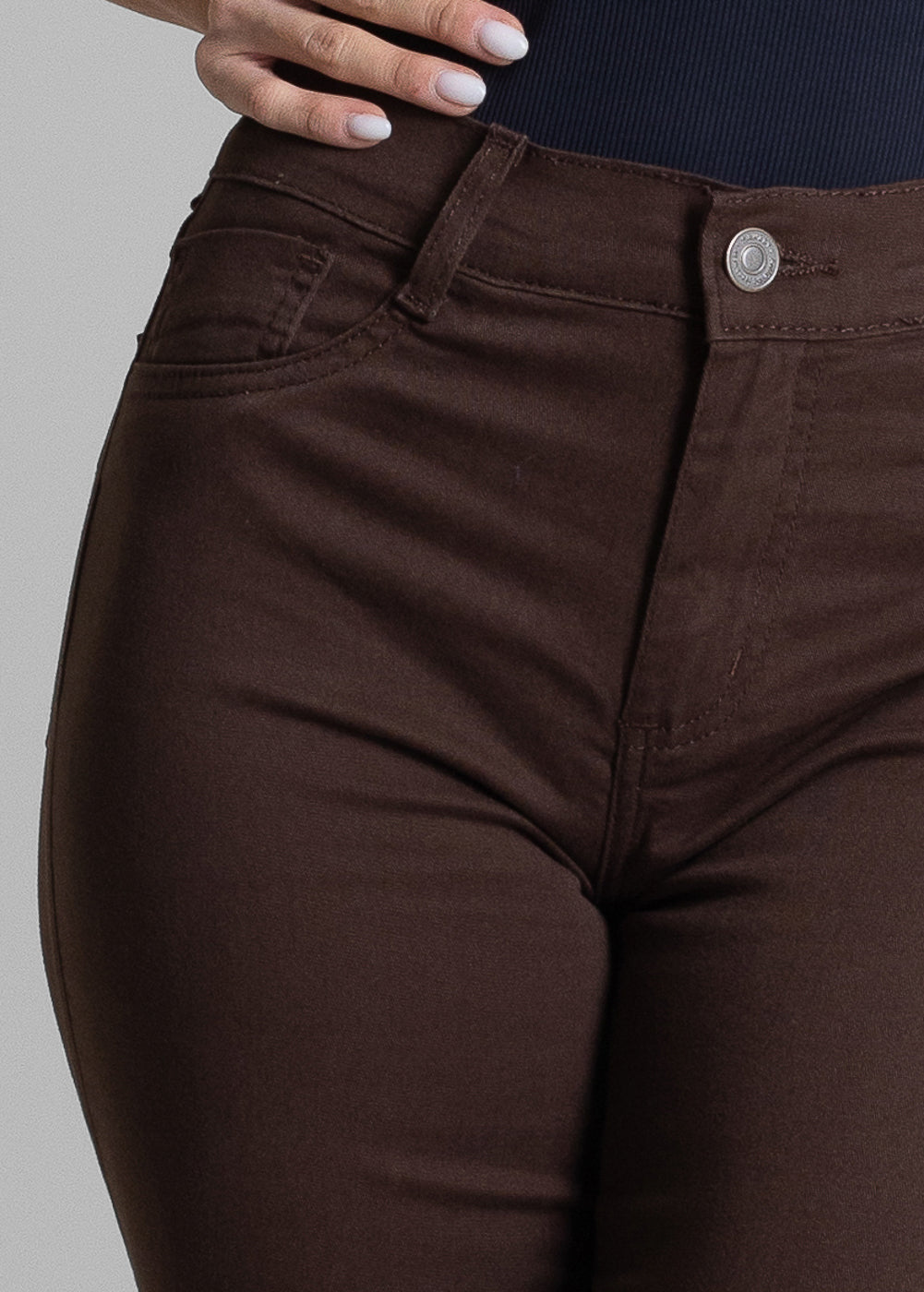 Calça Sarja Sawary Boot Cut - 281474 MARROM