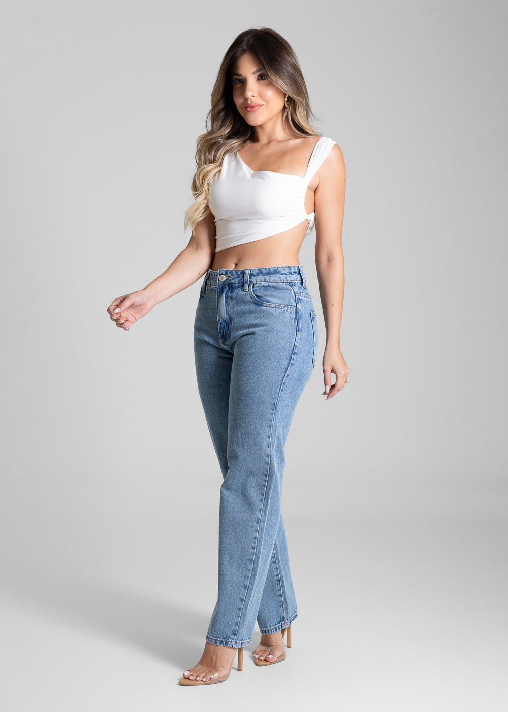 Calça Jeans Sawary Reta - 281479 AZUL