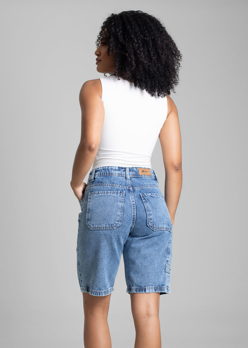 Bermuda Jeans Sawary - 281535 AZUL