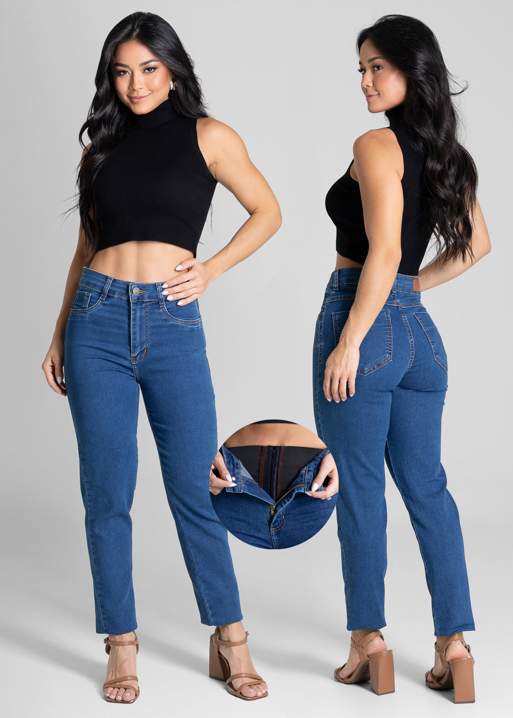 Calça Jeans Sawary Super Lipo - 281537 AZUL