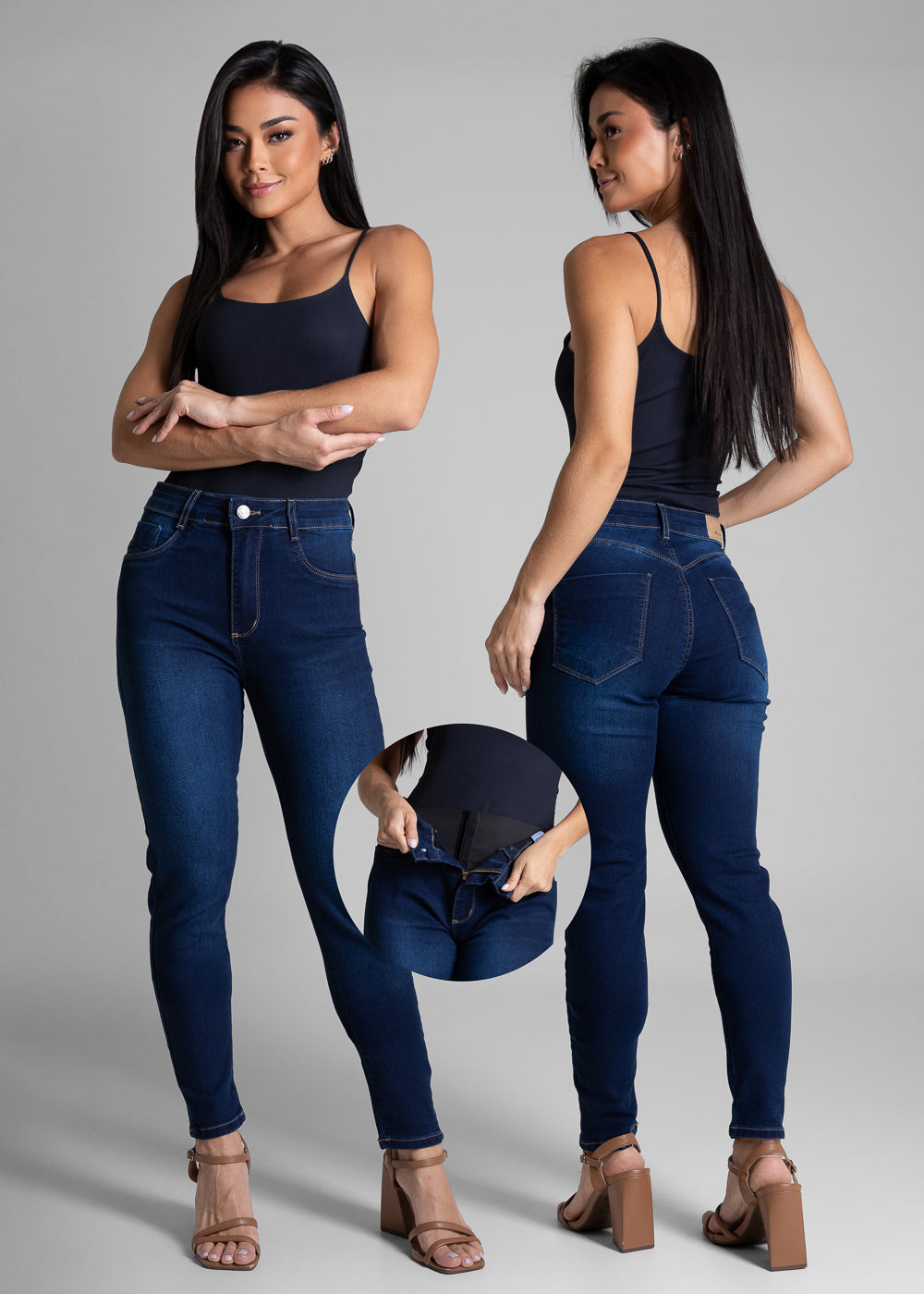 Calça Jeans Sawary Super Lipo - 281541 AZUL