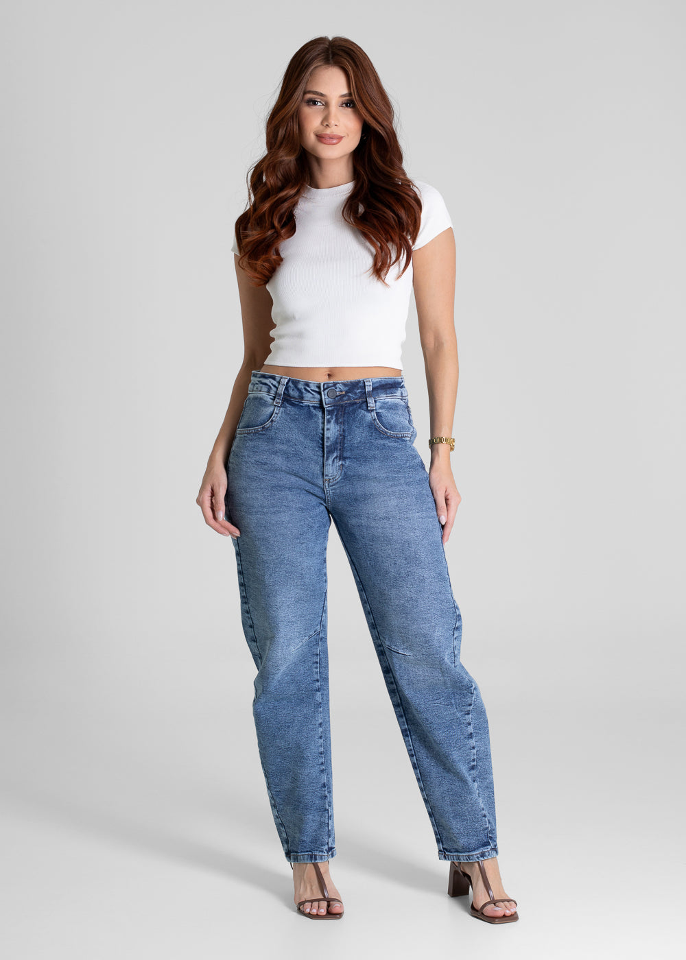 Calça Jeans Sawary Barrel - 281562 AZUL