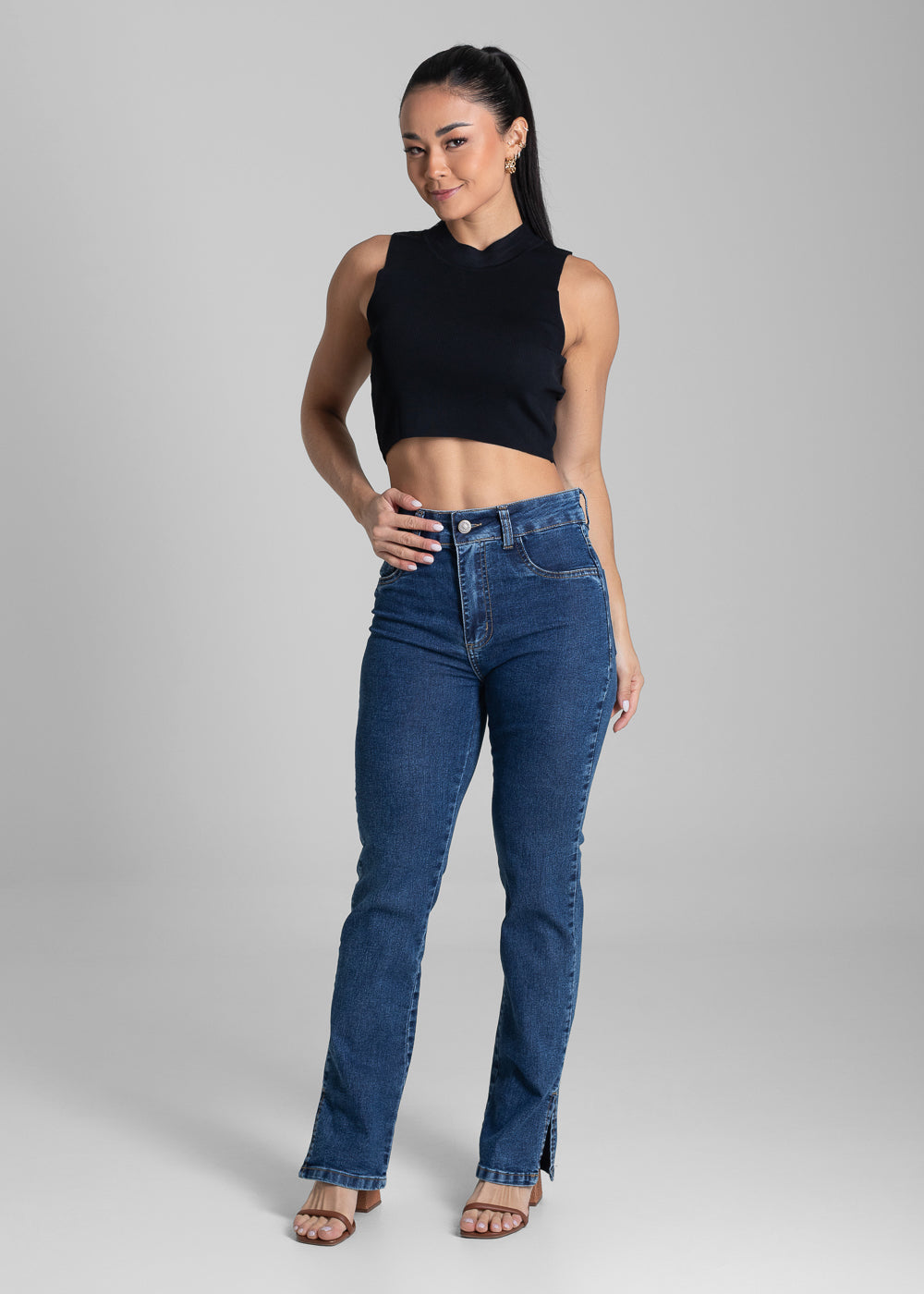 Calça Jeans Sawary Reta - 281570 AZUL