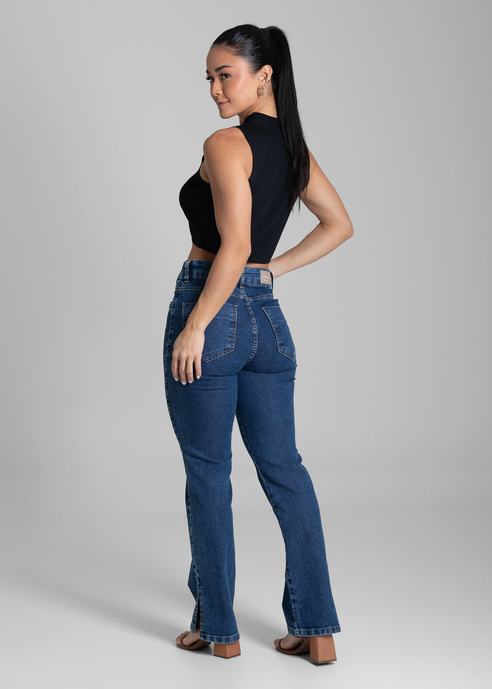 Calça Jeans Sawary Reta - 281570 AZUL