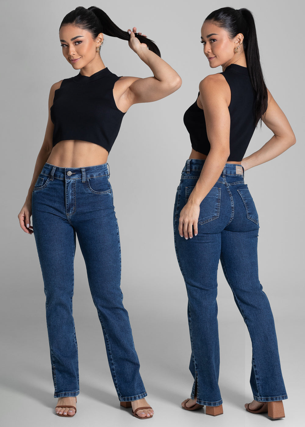 Calça Jeans Sawary Reta - 281570 AZUL