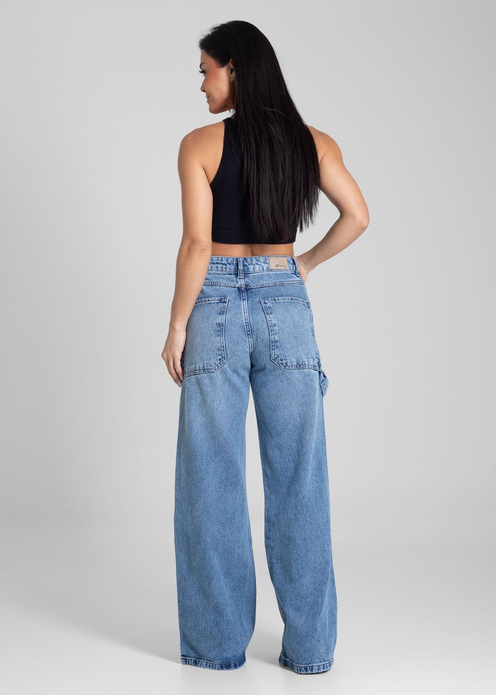 Calça Jeans Sawary Wide Leg - 281575 AZUL
