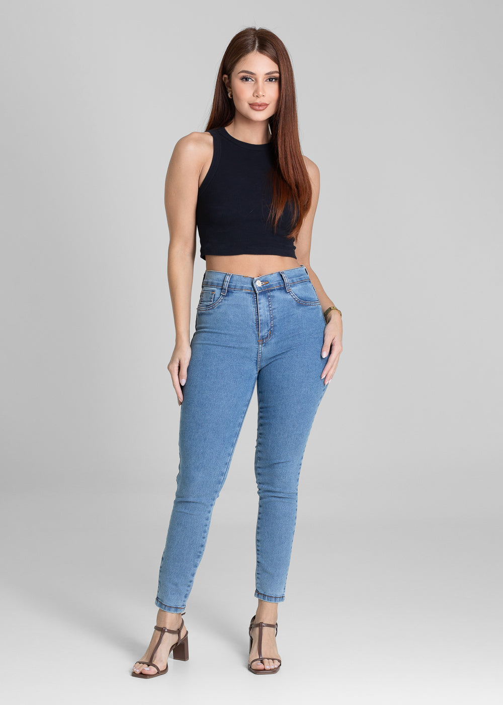 Calça Jeans Sawary Cigarrete - 281632 AZUL