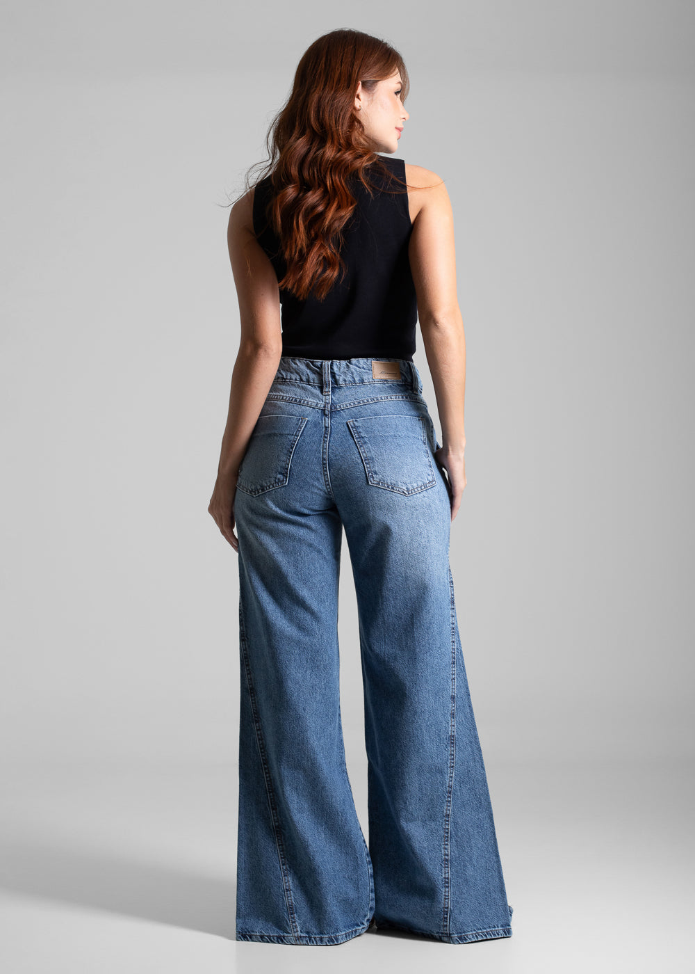 Calça Jeans Sawary Wide Leg - 281633 AZUL