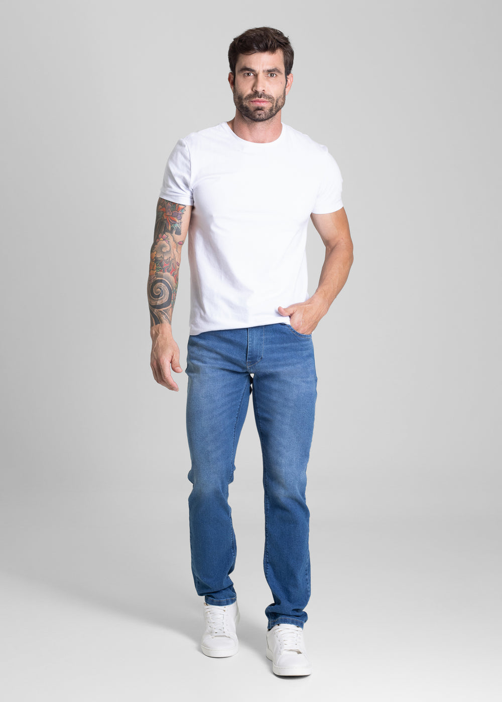 Calça Jeans Sawary Reta - 281696 AZUL