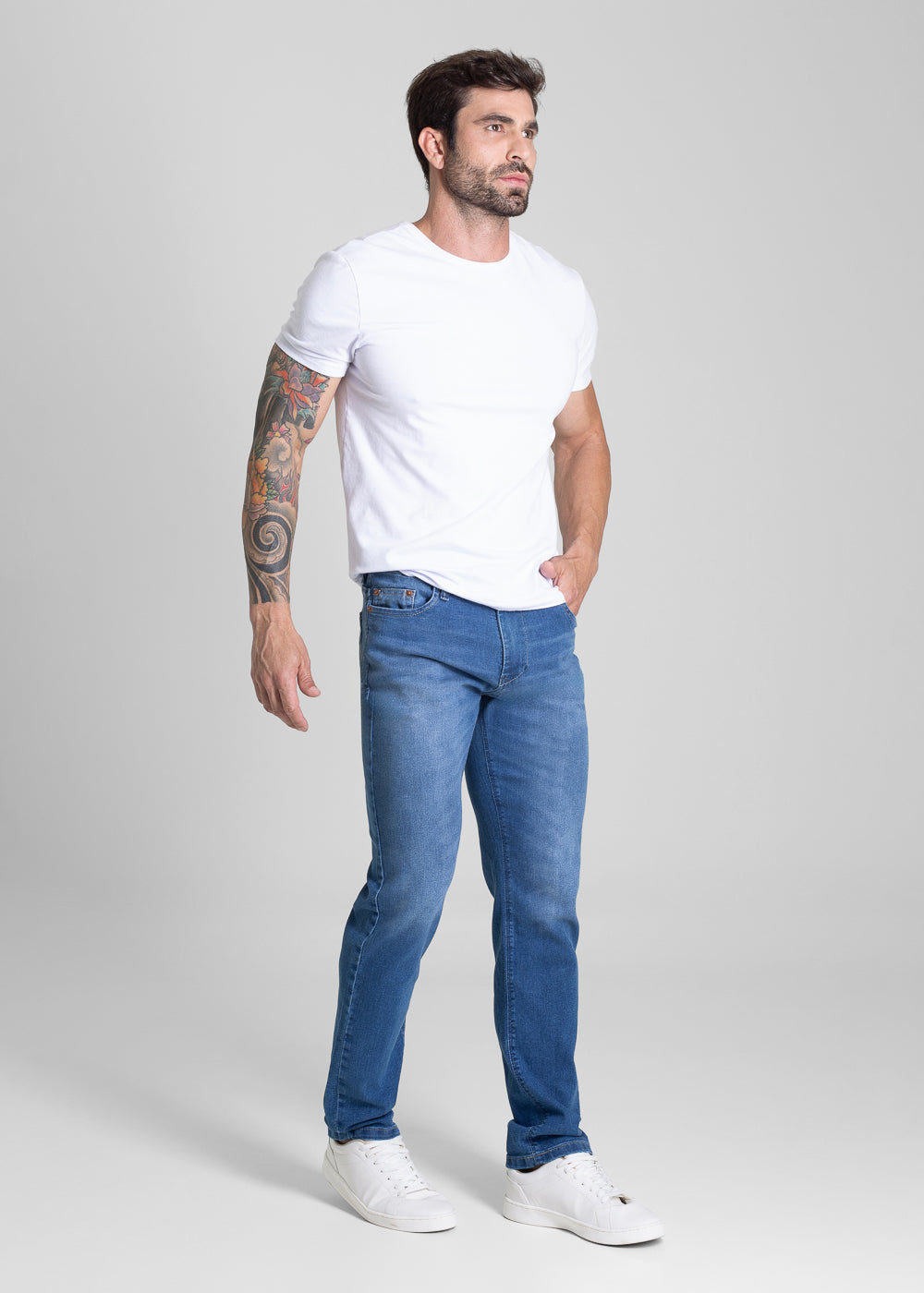 Calça Jeans Sawary Reta - 281696 AZUL