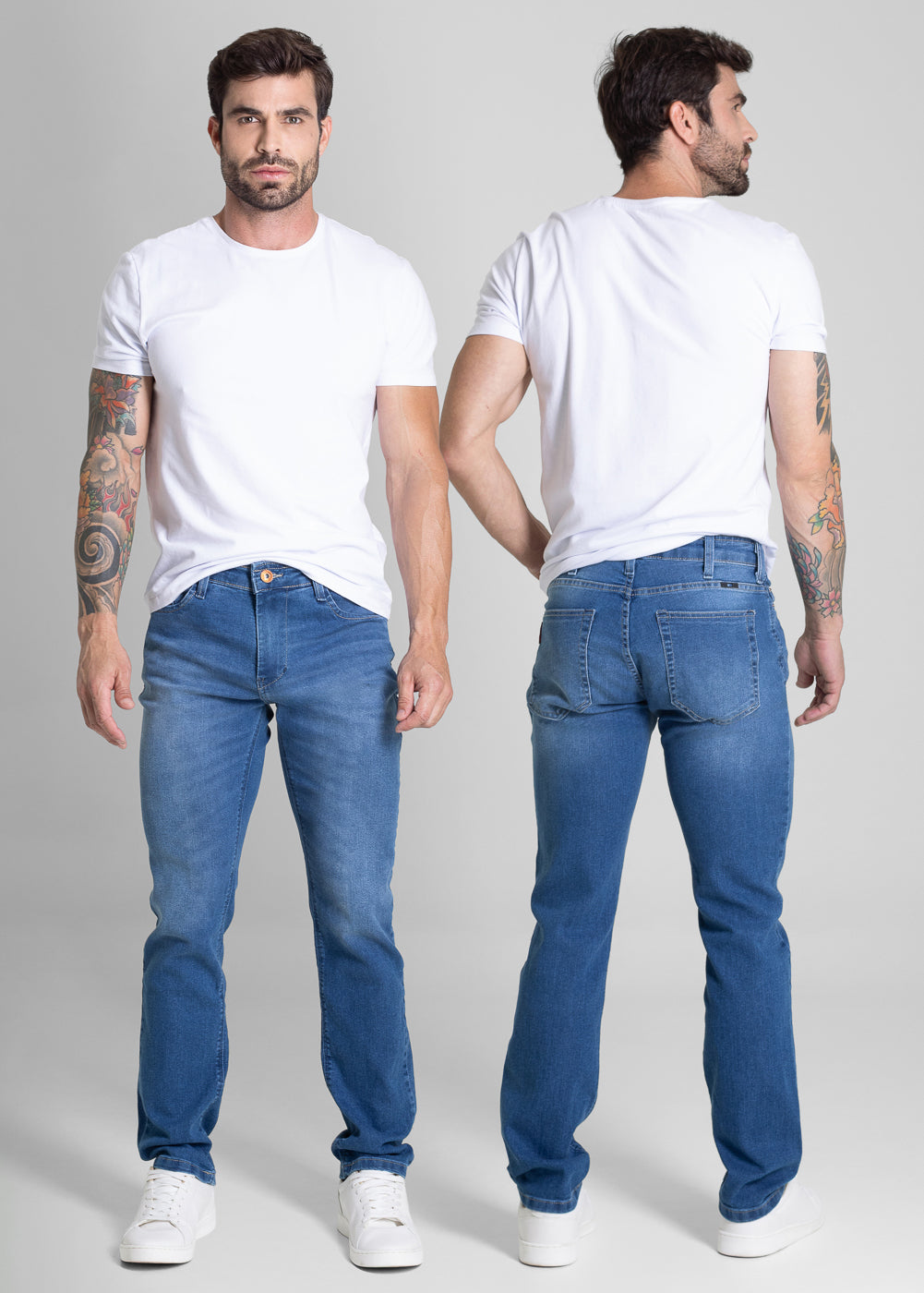 Calça Jeans Sawary Reta - 281696 AZUL