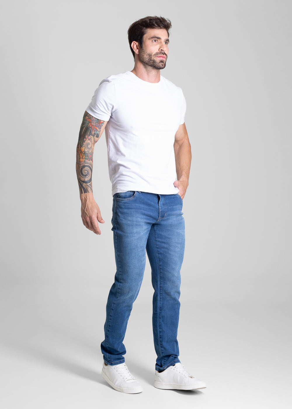 Calça Jeans Sawary Slim - 281698 AZUL