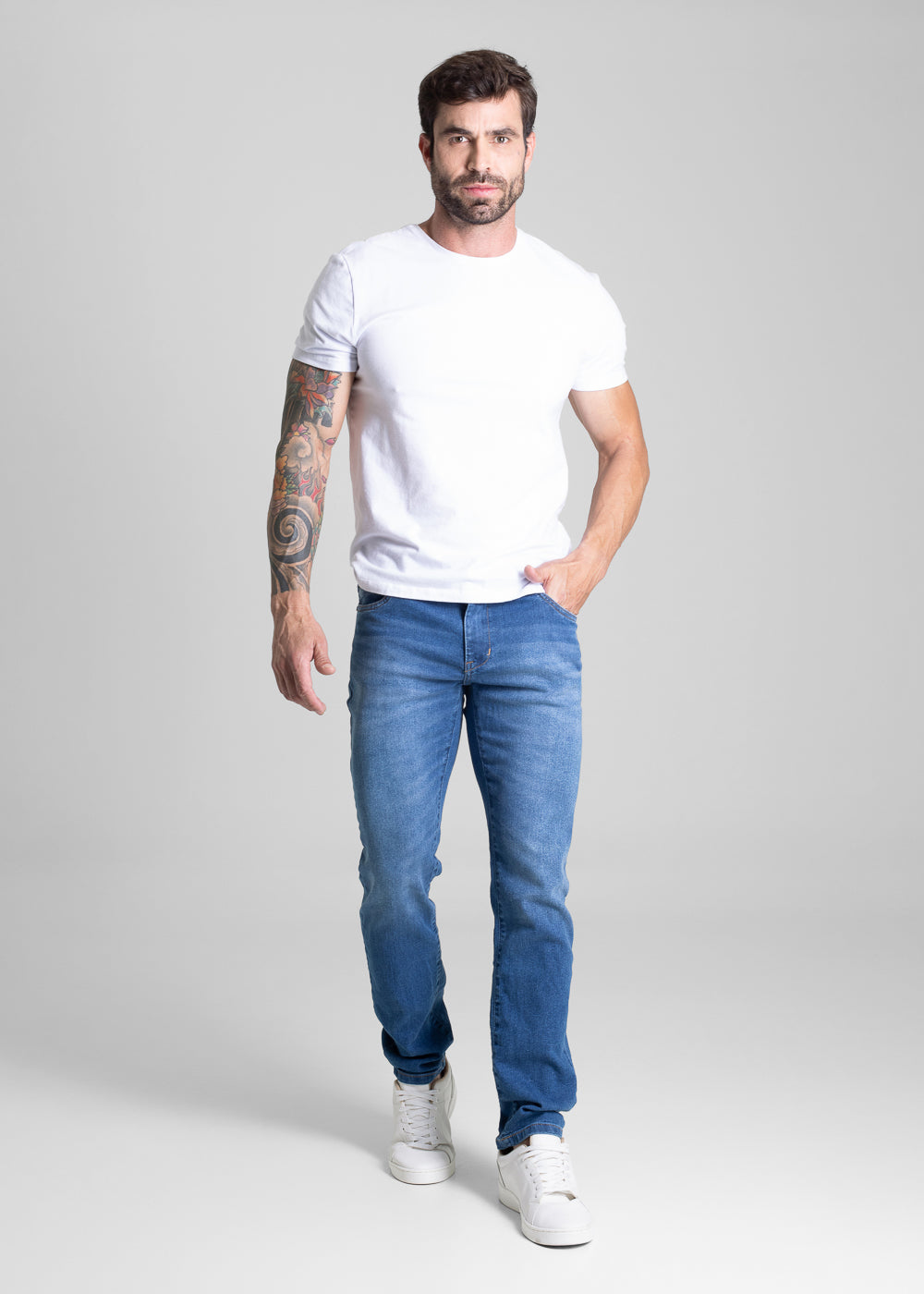 Calça Jeans Sawary Slim - 281698 AZUL