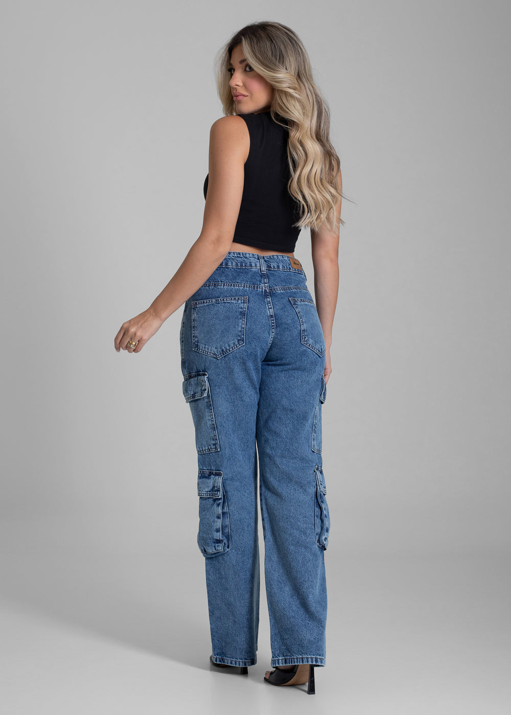 Calça Jeans Sawary Reta Petit - 281711 AZUL