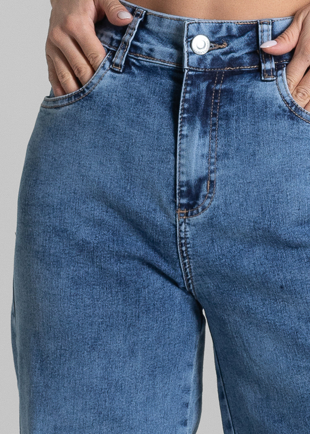 Calça Jeans Sawary Wide Leg - 281721 AZUL