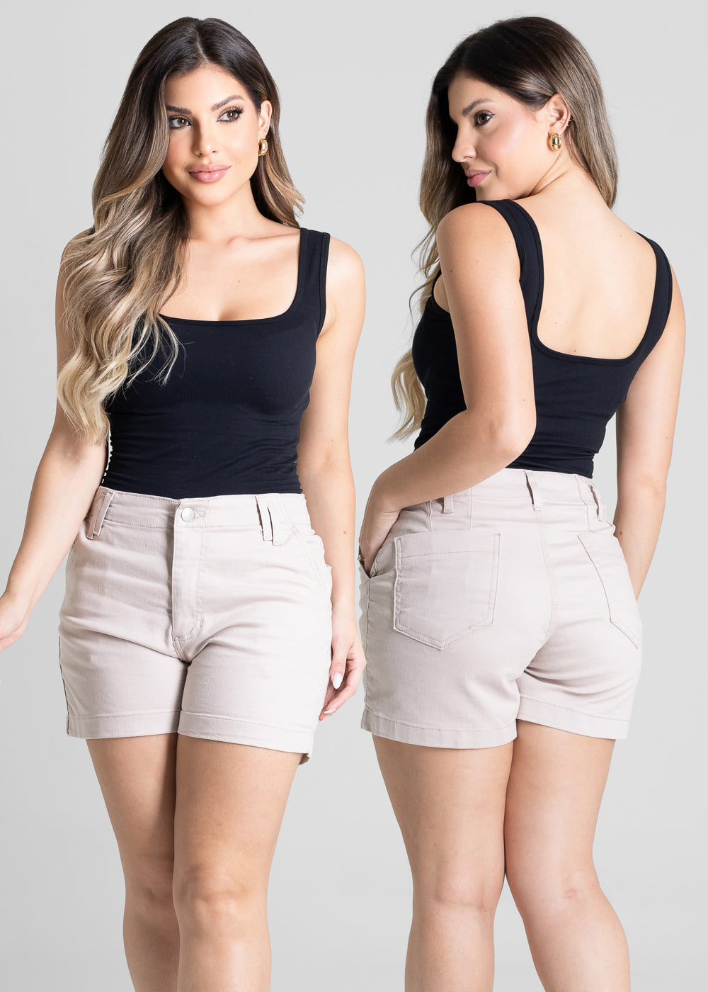 Shorts Sarja Sawary - 281728 BEGE