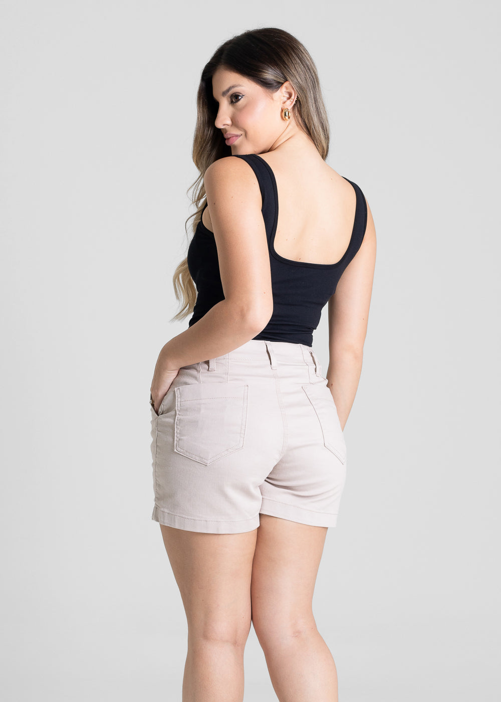 Shorts Sarja Sawary - 281728 BEGE