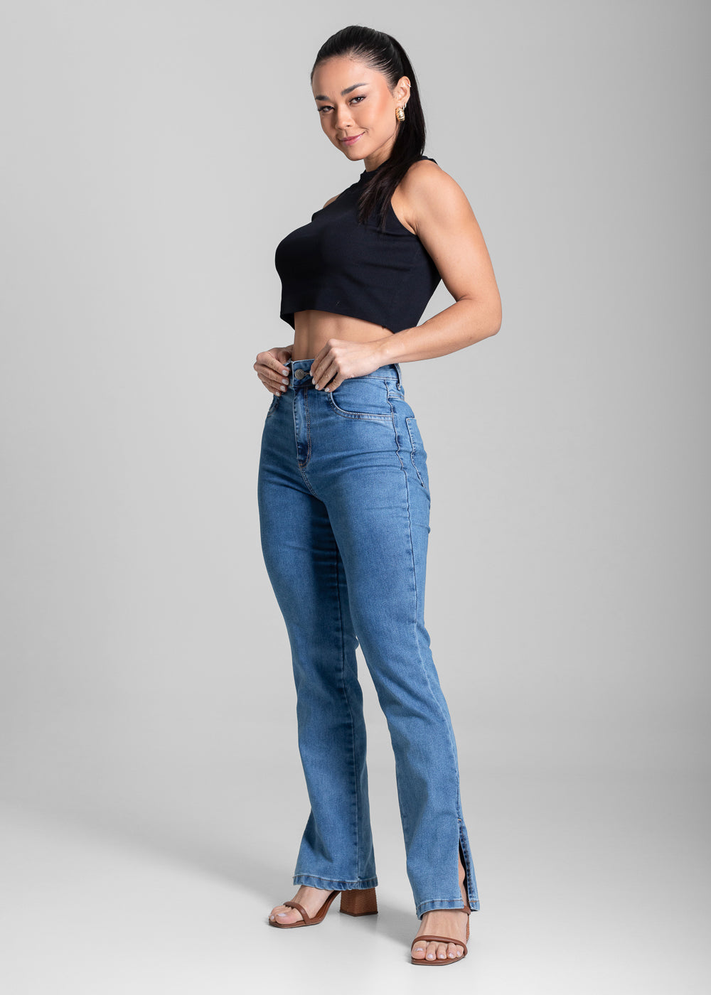 Calça Jeans Sawary Reta - 281732 AZUL