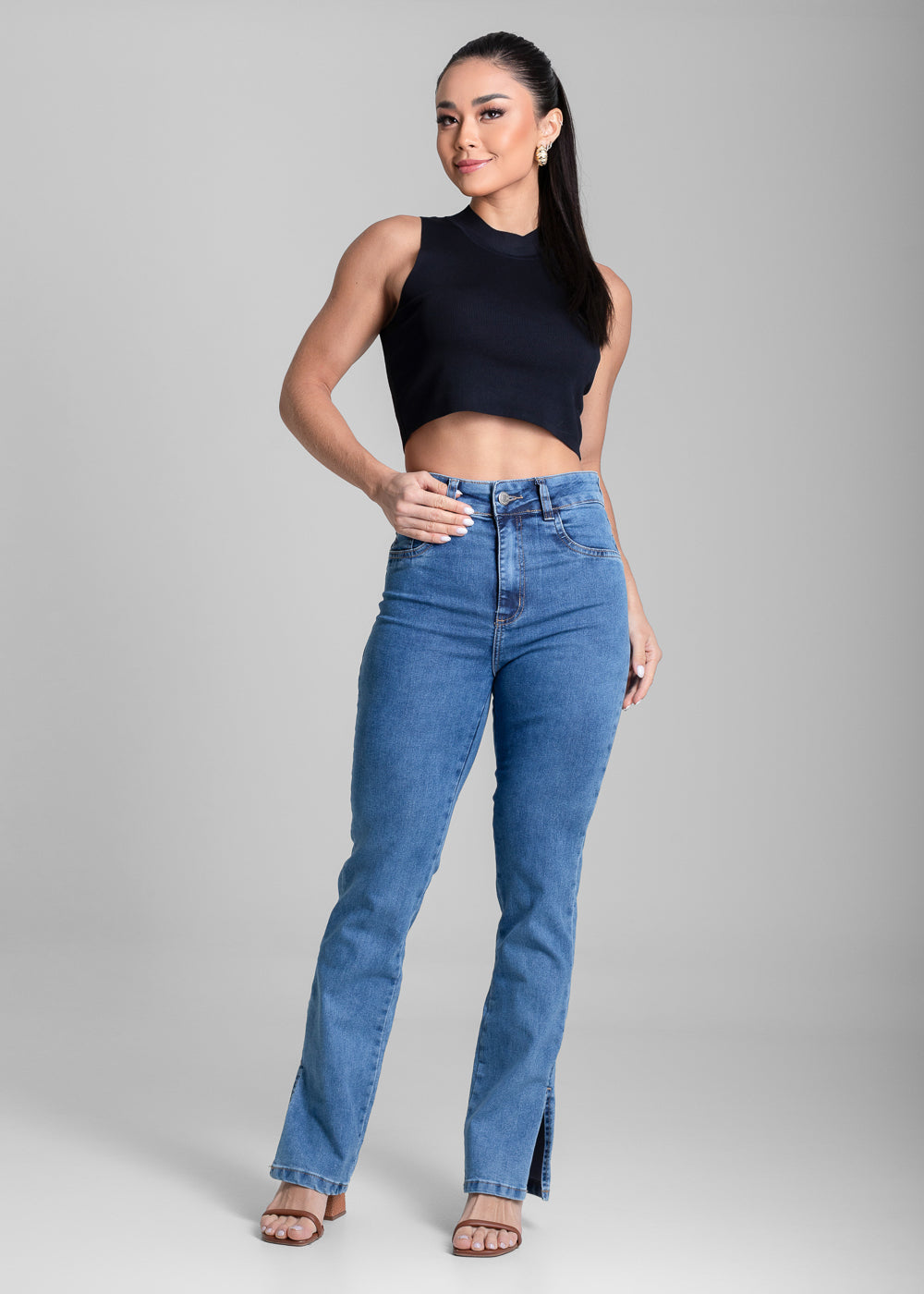 Calça Jeans Sawary Reta - 281732 AZUL